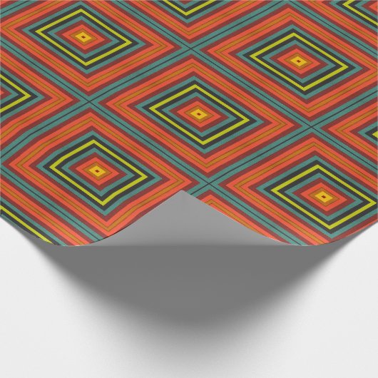 Levendig multicolors inpakpapier (Hoek)