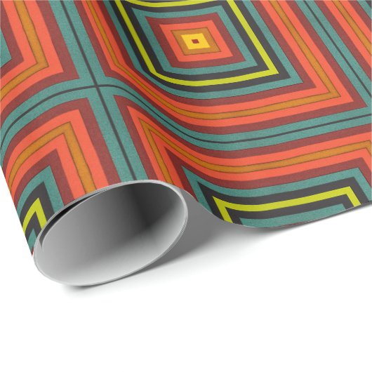 Levendig multicolors inpakpapier (Rol Hoek)