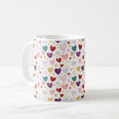 Levendig Multikleur Waterverf & Gouden Confetti Koffiemok (Voorkant links)