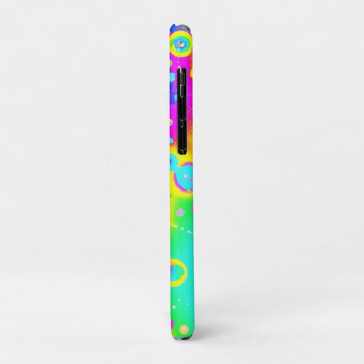 Levendig neon blaze patroon Case-Mate iPhone case (Achterkant/links)