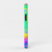 Levendig neon blaze patroon Case-Mate iPhone case (Achterkant/rechts)