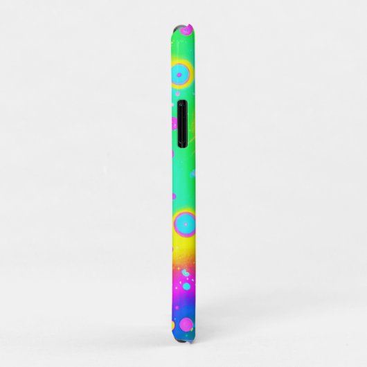 Levendig neon blaze patroon Case-Mate iPhone case (Achterkant/rechts)