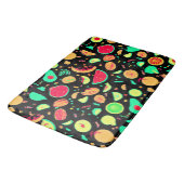 Levendig neon fruit patroon badmat (Gekanteld)