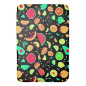 Levendig neon fruit patroon badmat (Voorkant Verticaal)