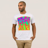 Levendig Neon Fruitpatroon T-shirt (Voorkant volledig)