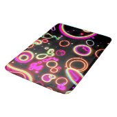 Levendig Neon Lichtpatroon Badmat (Gekanteld)