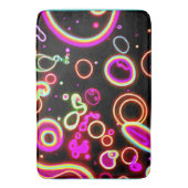 Levendig Neon Lichtpatroon Badmat (Voorkant Verticaal)