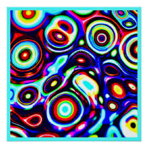 Levendig neon puls patroon