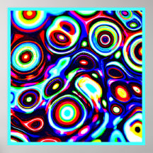 Levendig neon puls patroon