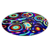 Levendig neon puls patroon snijplank (Hoek)