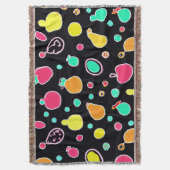 Levendig Neon vruchtbaar patroon Deken (Voorkant Verticaal)