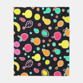 Levendig Neon vruchtbaar patroon Fleece Deken (Voorkant)