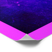 Levendig nevel exploratiepatroon poster (Hoek)