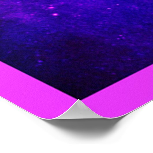 Levendig nevel exploratiepatroon poster (Hoek)