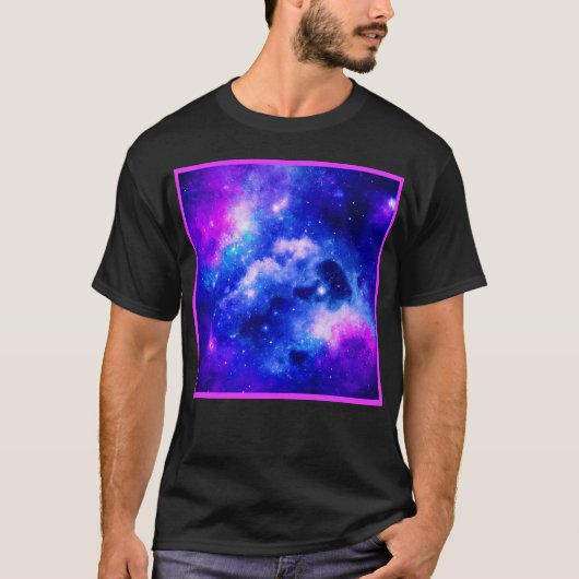 Levendig nevel exploratiepatroon t-shirt (Voorkant)