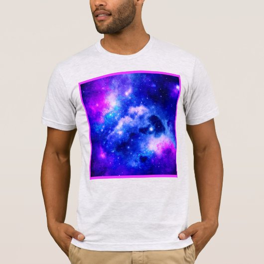 Levendig nevel exploratiepatroon t-shirt (Voorkant)