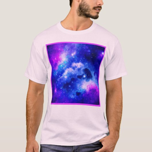Levendig nevel exploratiepatroon t-shirt (Voorkant)