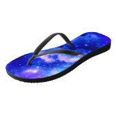 Levendig nevel exploratiepatroon teenslippers (Schuin)
