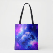 Levendig nevel exploratiepatroon tote bag (Voorkant)