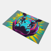 Levendig nijlpaard deurmat (Schuin)