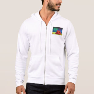 Levendig Noordelijk Licht Kampeer Tent Nacht Hoodie