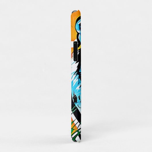 Levendig Oerwoud Tiger Art Design Case-Mate iPhone Case (Achterkant/rechts)