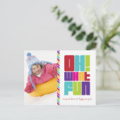 Levendig Oh wat leuk Feestdagenkaart (Staand voorkant)