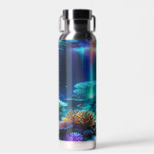 Levendig Onder het Zee Afbeeldingen Waterfles (Voorkant)