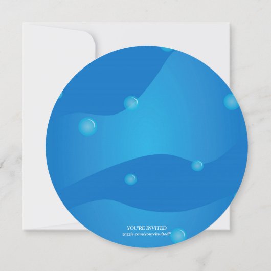 Levendig onder het Zee Babyschoenen Kaart (Achterkant)