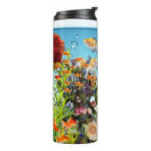 Levendig onderwaterleven thermosbeker (Gedraaid links)