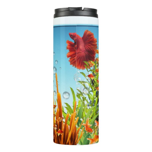 Levendig onderwaterleven thermosbeker (Achterkant)