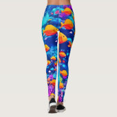 Levendig Onderwaterparadijs Ontdekt Leggings (Achterkant)