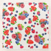 Levendig Onderzetter van gemengde bessen (Voorkant)