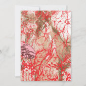 Levendig ontwerp van rode stof met ingewikkelde vl kaart (Voorkant)