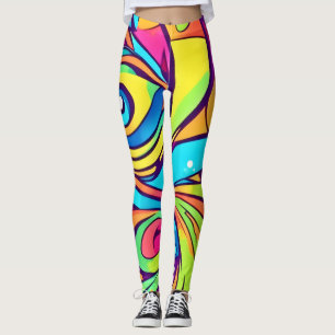 Levendig ontwerp voor Abstracte ogen Leggings