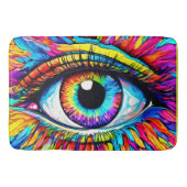Levendig Oog Kunst Badmat (Voorkant)