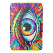 Levendig Oog Kunst Badmat (Voorkant Verticaal)