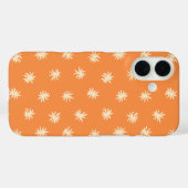 Levendig Oranje Bloemige Blender Warme Tropisch Case-Mate iPhone Case (Achterkant (horizontaal))