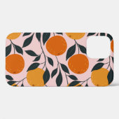 Levendig Oranje Citrus Naadloos Patroon Case-Mate iPhone Case (Achterkant (horizontaal))