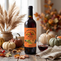 Levendig Oranje Herfst Oogst Thanksgiving