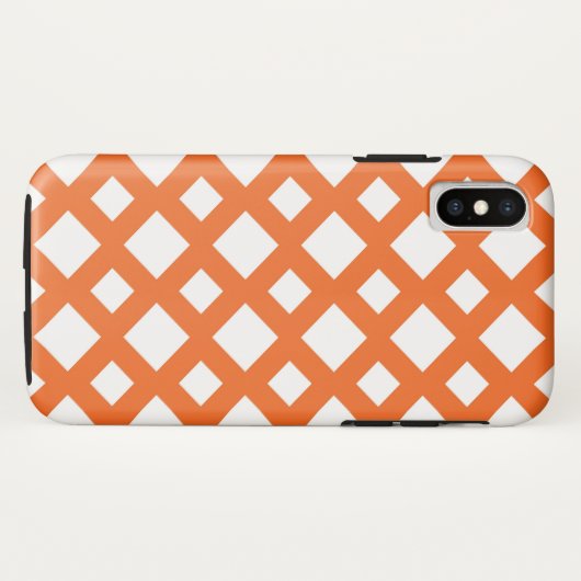 Levendig Oranje rooster op wit Case-Mate iPhone Case (Achterkant (horizontaal))