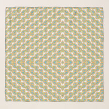 Levendig Oranje Teal Lime Paisley