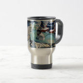 Levendig oude scooter reisbeker (Voorkant rechts)