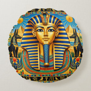 Levendig Oudegyptische Faraonisch met Anubis Rond Kussen