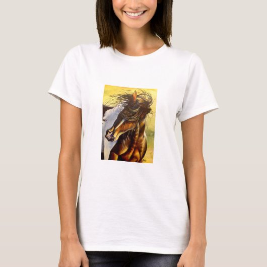 levendig paard t-shirt (Voorkant)