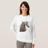 Levendig Paard van Fantasie T-shirt (Voorkant volledig)