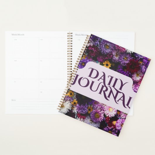 Levendig Paars & Goud Tuindagboek Planner (Display)