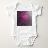 Levendig paars leder: glanzende reliëf. romper (Voorkant)