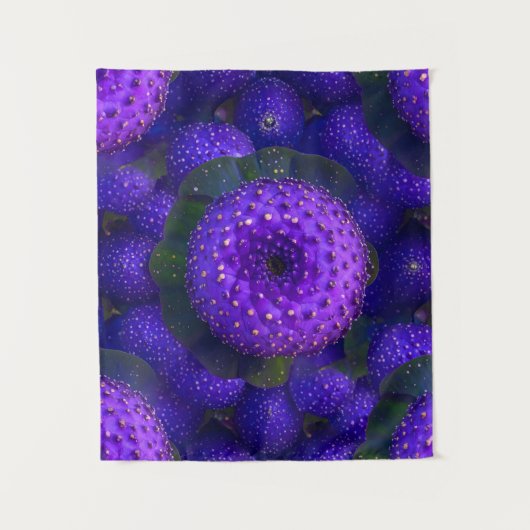 Levendig Paarse gespikkeld patroonwandtapijt Wandkleed (Voorkant)