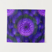 Levendig Paarse gespikkeld patroonwandtapijt Wandkleed (Voorkant (horizontaal))